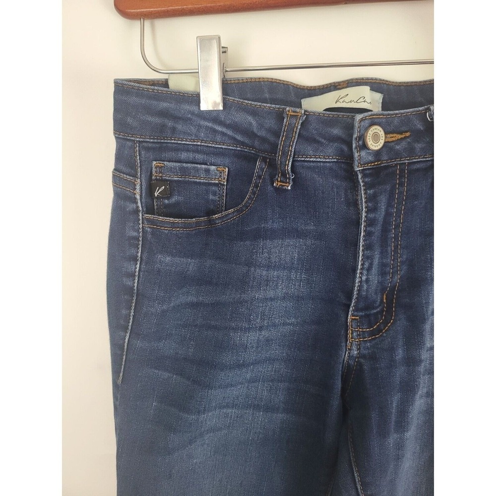 Kancan Jeans 7/27 Womens Low Rise‎ Skinny Leg Blue Medium Wash Stretch Bottoms - Picture 5 of 9